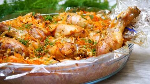 Окорочка с капустой в духовке