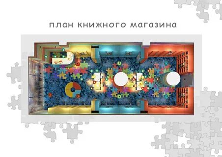План книжного магазина