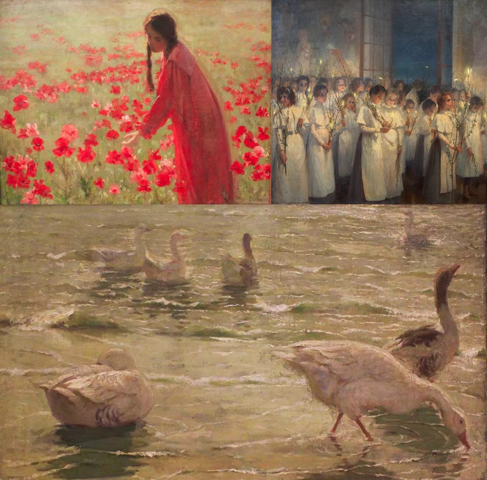 Блонская вербное воскресенье. Блонская и леонтовский.