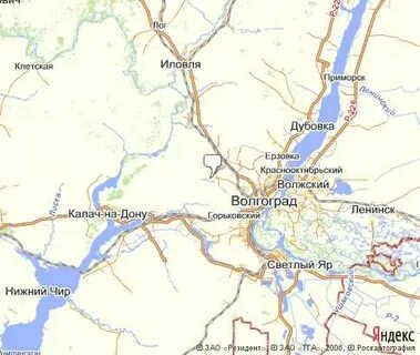 Ленинск волгоградской карта