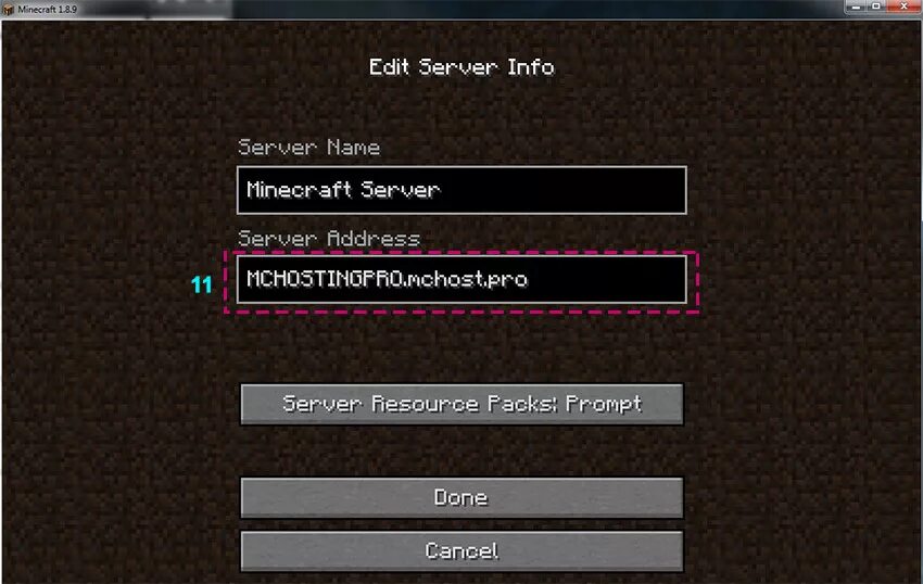 Servers minecraft 1.12