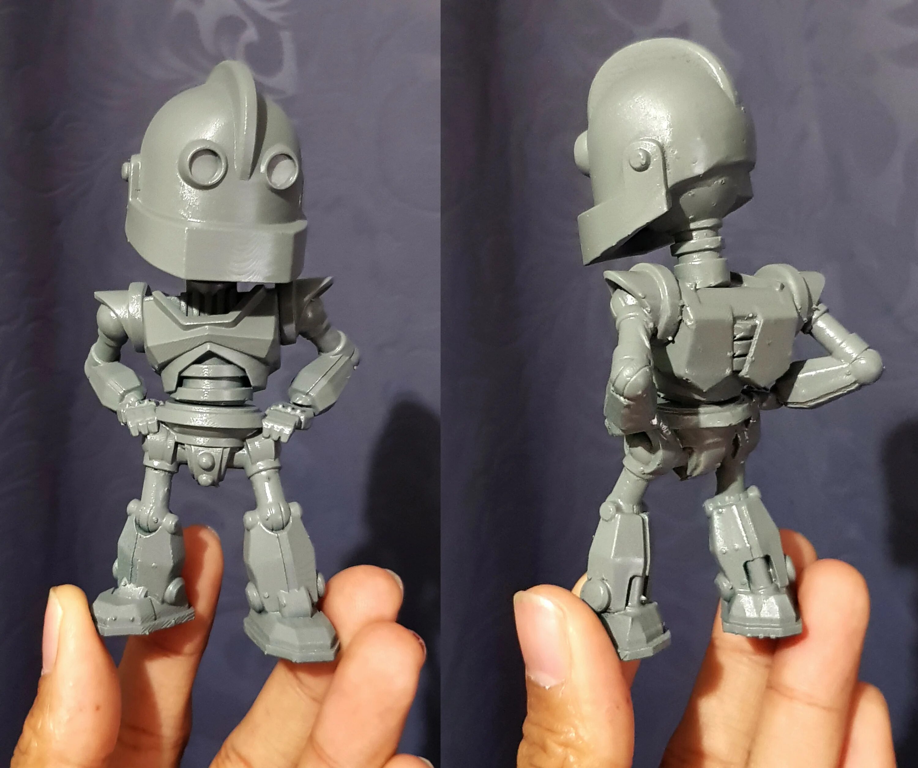 Чиби фигурки на 3д принтере. Blueprint стальной гигант. Стальной гигант 3. Стальной гигант полный рост статуя сзади. Робот из мультфильма стальной гигант.