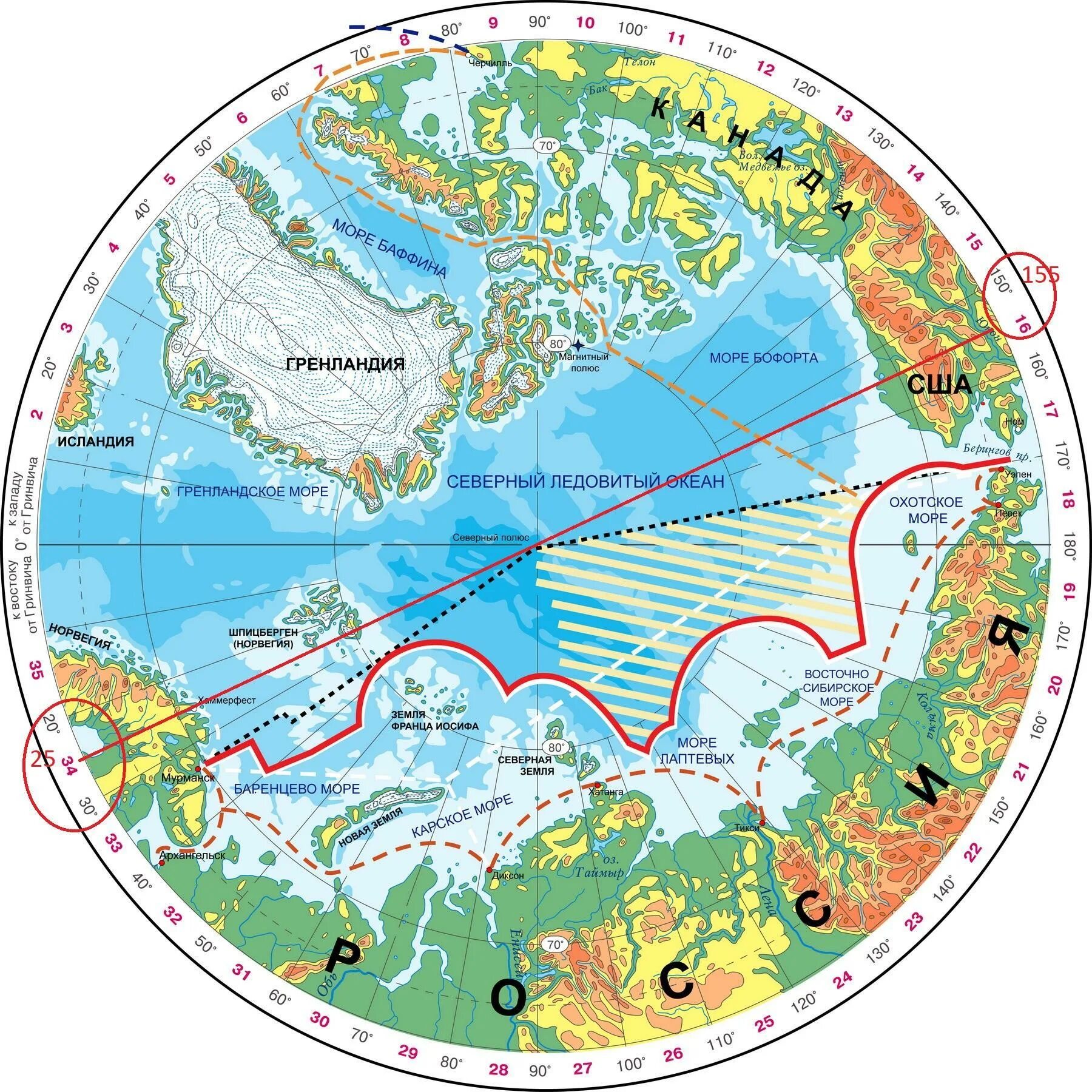 Море восточное и западное
