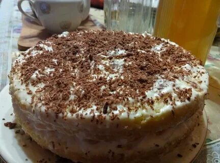 Торт сметанник с сметанным кремом