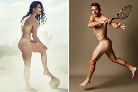 Stan Wawrinka and Ali Krieger in this year’s ESPN The Magazine’s Body Issue...