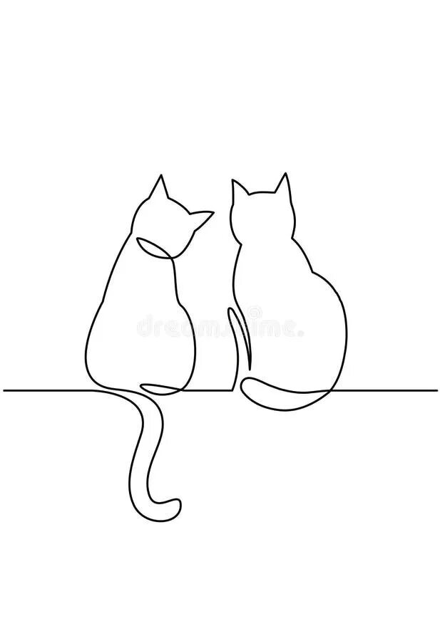 Котики в линию 2 класс
