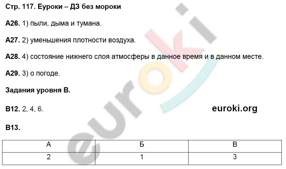 Биология 5 класс стр 117 проверь себя