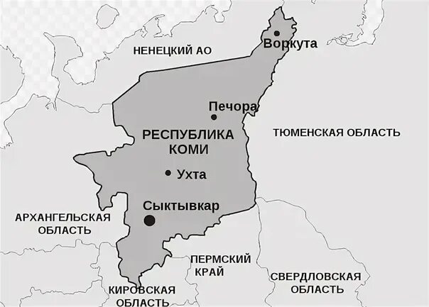 Республика коми с кем граничит на карте. Республика коми какая страна. Республика коми расположение на карте. Республика коми с картой. Девственные леса коми расположение.