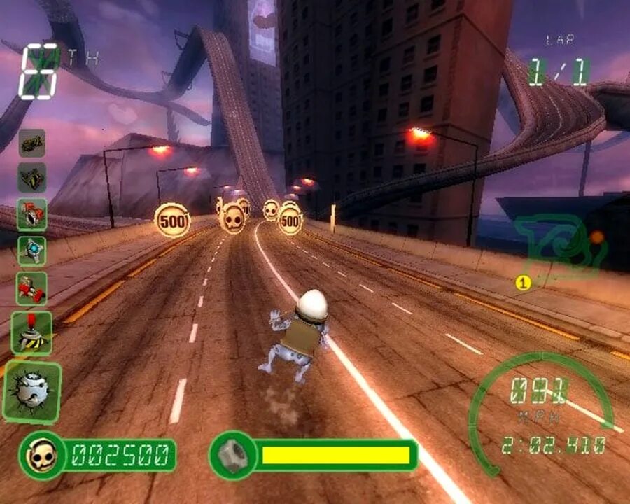 Сумасшедший сын игра. Crazy frog racer 2. crazy frog racer ps2. crazy frog racer игра. crazy frog racer 2 ps2.