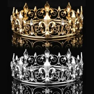 Серебряная и золотая корона
