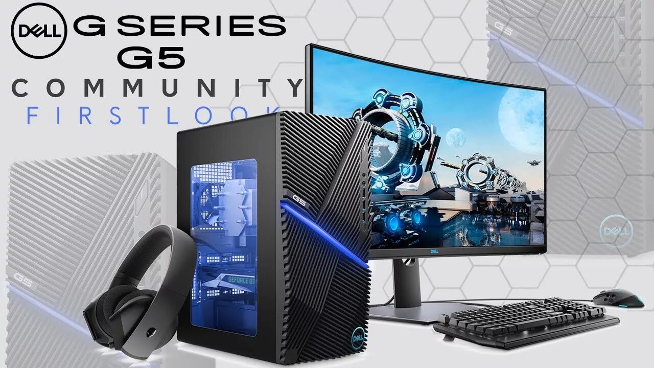 Компьютер ролик. Dell g5 5000. компьютеры. самый современный компьютер. настольный компьютер.
