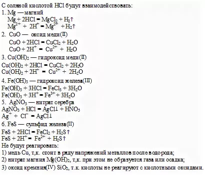 Оксид магния не реагирует с водой