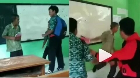 Video viral guru dan siswa di gorontalo