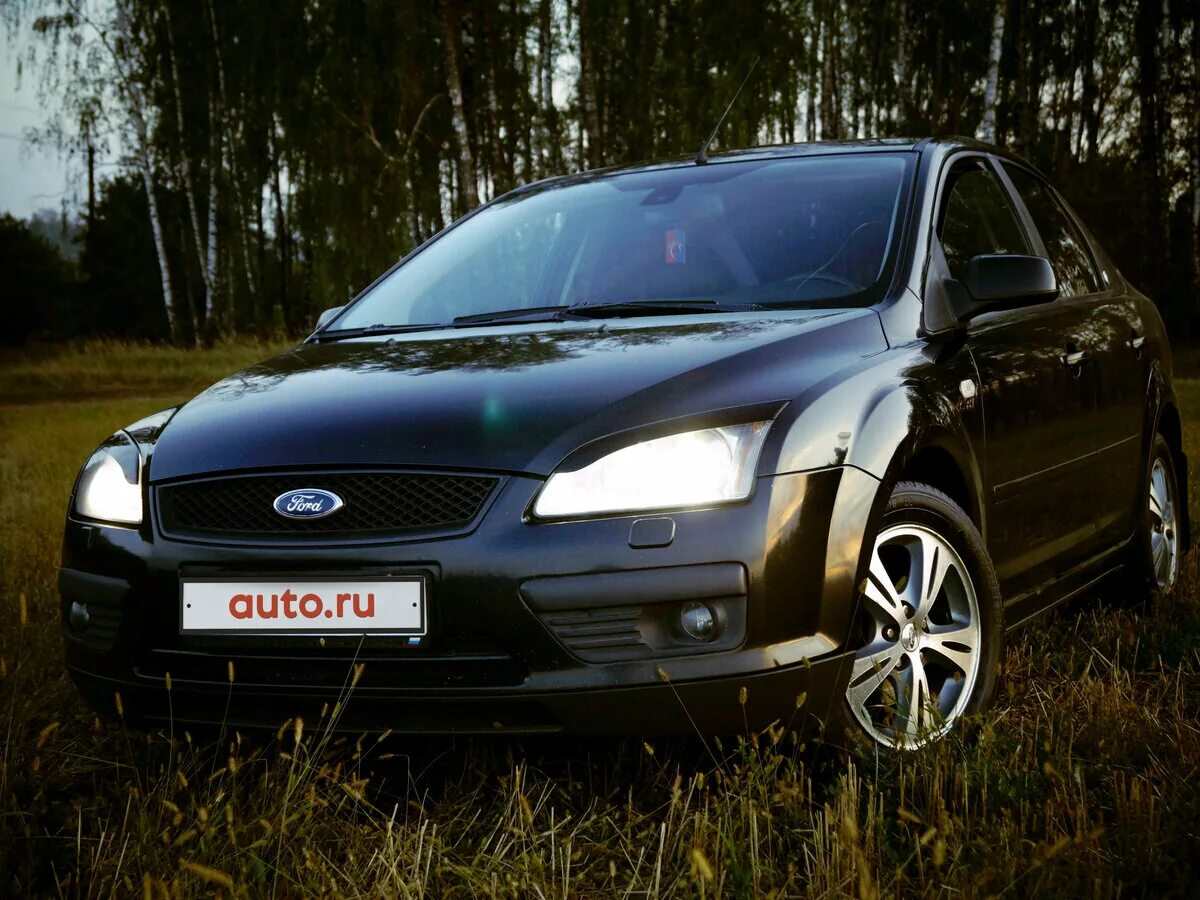 форд фокус 2 черный дым