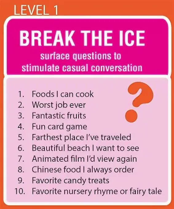 For questions 1 7 choose. Break the ice questions. questions for ice-breakers. ice breaking questions. icebreaker questions.