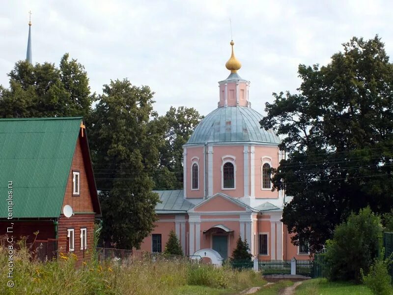 Телефоны заокский тульской области. Храм в Ченцово Тульской области.