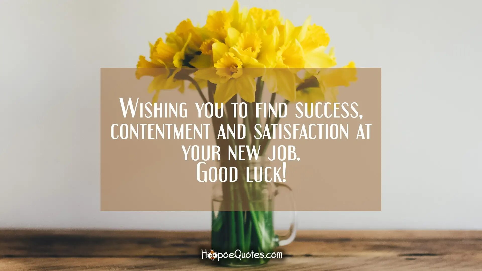 Wish you success. Good luck in your New job. Wish you good luck. Wishing good luck. I Wish you New good luck.
