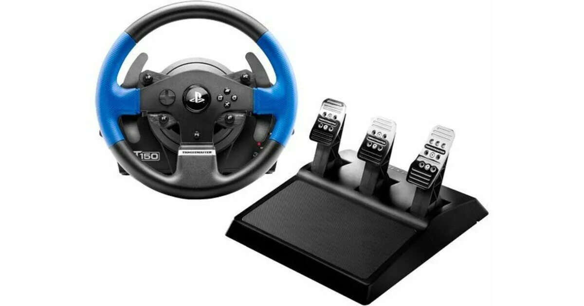 Купить игровой руль с педалями и коробкой. Thrustmaster t150 Pro. Руль Thrustmaster t150. Руль Thrustmaster t150 Pro Force feedback. Игровой руль Thrustmaster t150 Pro.