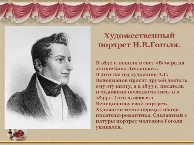 Какой цикл повестей гоголя входит портрет. Н В Гоголя 1834 Венецианов. Венецианов портрет н. в. Гоголя (1834),. Венецианов портрет Гоголя. А Г Венецианов Гоголь.