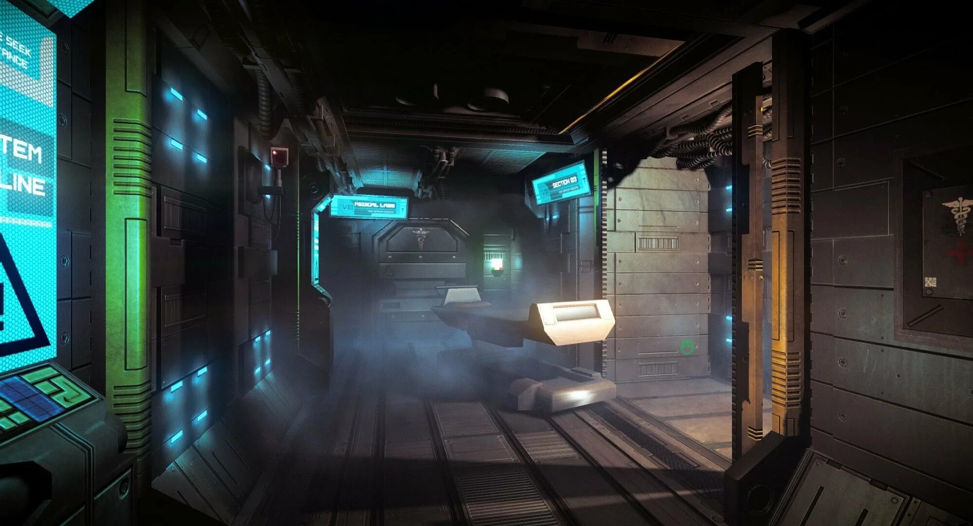 Вечный двигатель provuum mobile. Киберпанк комната. Безумный ученый. Остров лабиринта зельда. Лаборатория древних технологий.