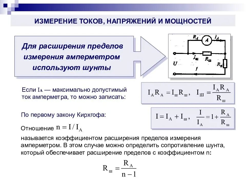 Амперметр переменного тока с шунтом схема. Резистор измерительный шунт r022. Как рассчитать сопротивление амперметра. Формула для расчета шунта и добавочного сопротивления. Объясните почему точность