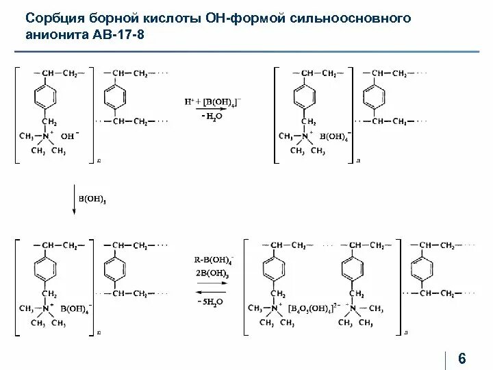 Формула av. Анионит АВ-17 формула. Анионит АВ-17-8 структура. Анионит АВ-17-8 формула. Борная кислота и маннит реакция.