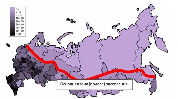 Основная зона. Основная полоса расселения России на карте. Главная полоса расселения населения России. Средняя плотность населения в главной полосе расселения России. Главная полоса расселения в европейской части России.