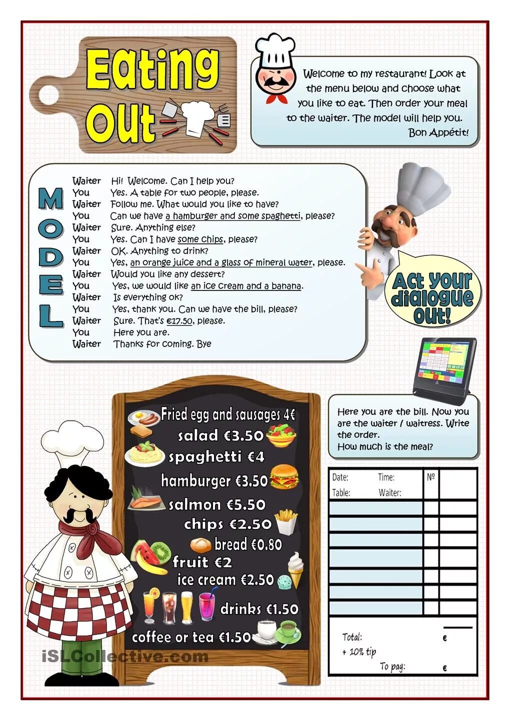 Would like to make order. In the Restaurant упражнения. At the Restaurant английский упражнения. Ресторан Worksheet. Restaurant speaking activities.