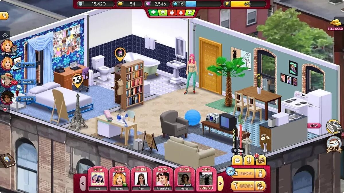 Игра girl life
