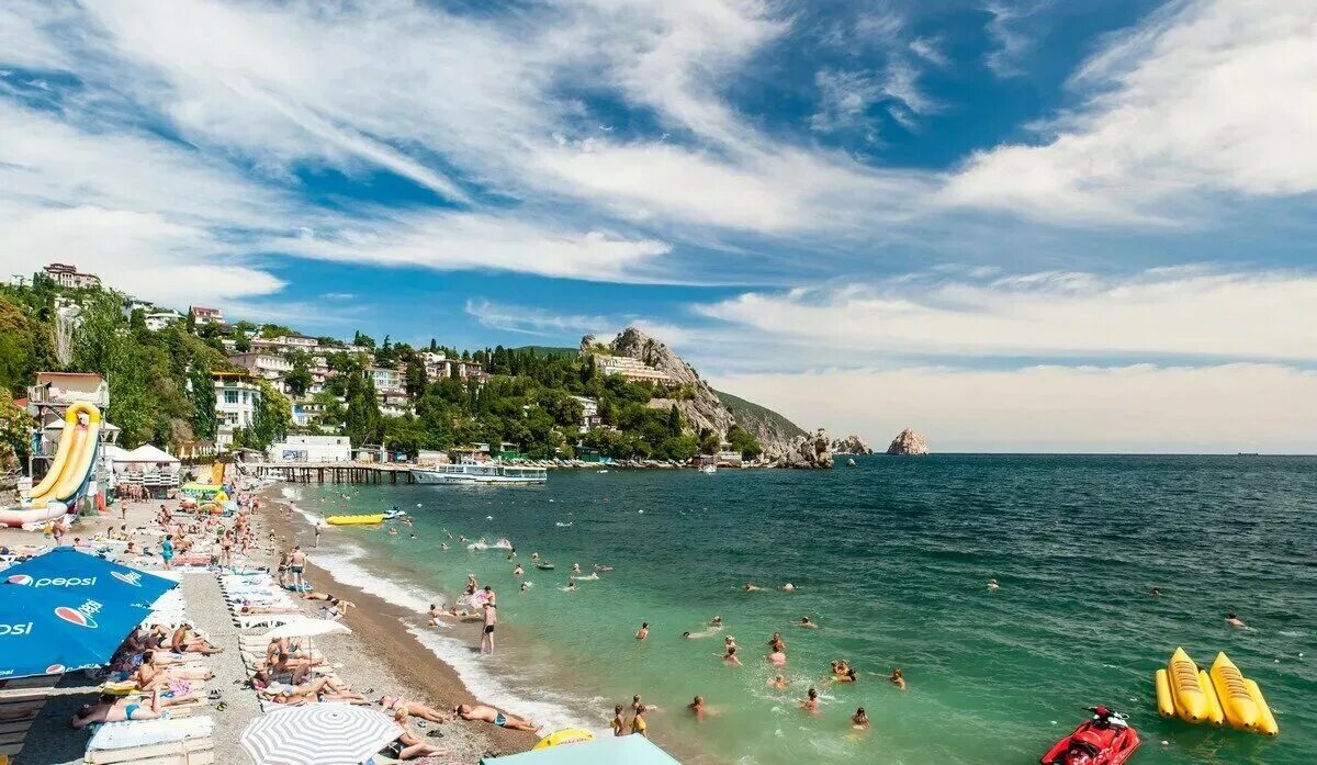Крым, отдых в Гурзуфе - фото, карта, история, достопримечательности