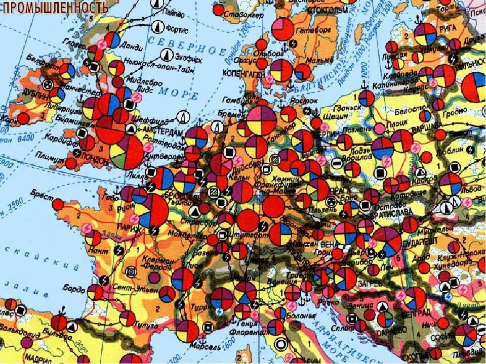 Зарубежная европа экономическое развитие. Экономическая карта зарубежной Европы. Промышленные центры зарубежной Европы. Промышленные центры зарубежной Европы на карте. Отрасли промышленности на карте зарубежной Европы.