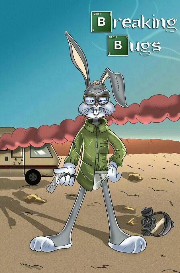 Bug break. Bunny break. bad bugs.