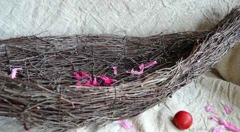 Корзина из веток своими руками