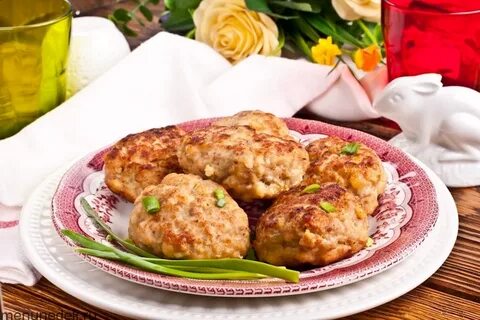 Котлеты из рубленной индейки сочные