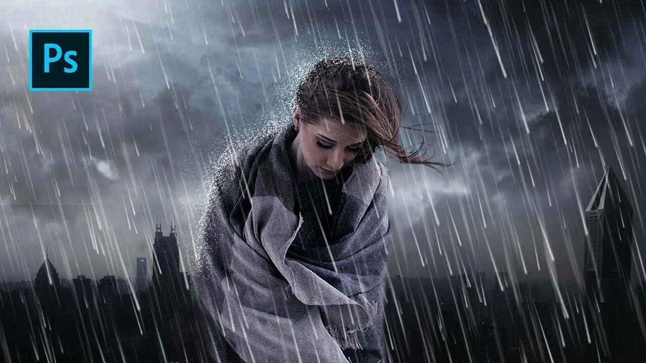 Add rain. Эффект дождя для фотошопа. Дождь для фотошопа. Ночные пресеты для фотошопа. Rain effect photoshop.