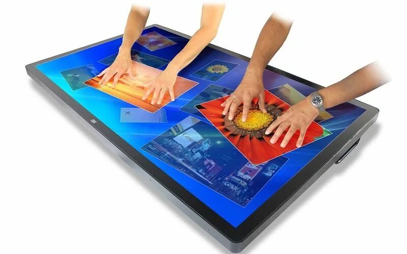 Мультитач что это. Сенсорный дисплей. Экран интерактивного стола. Интерактивный стол. Интерактивный стол 65 дюймов мультитач.