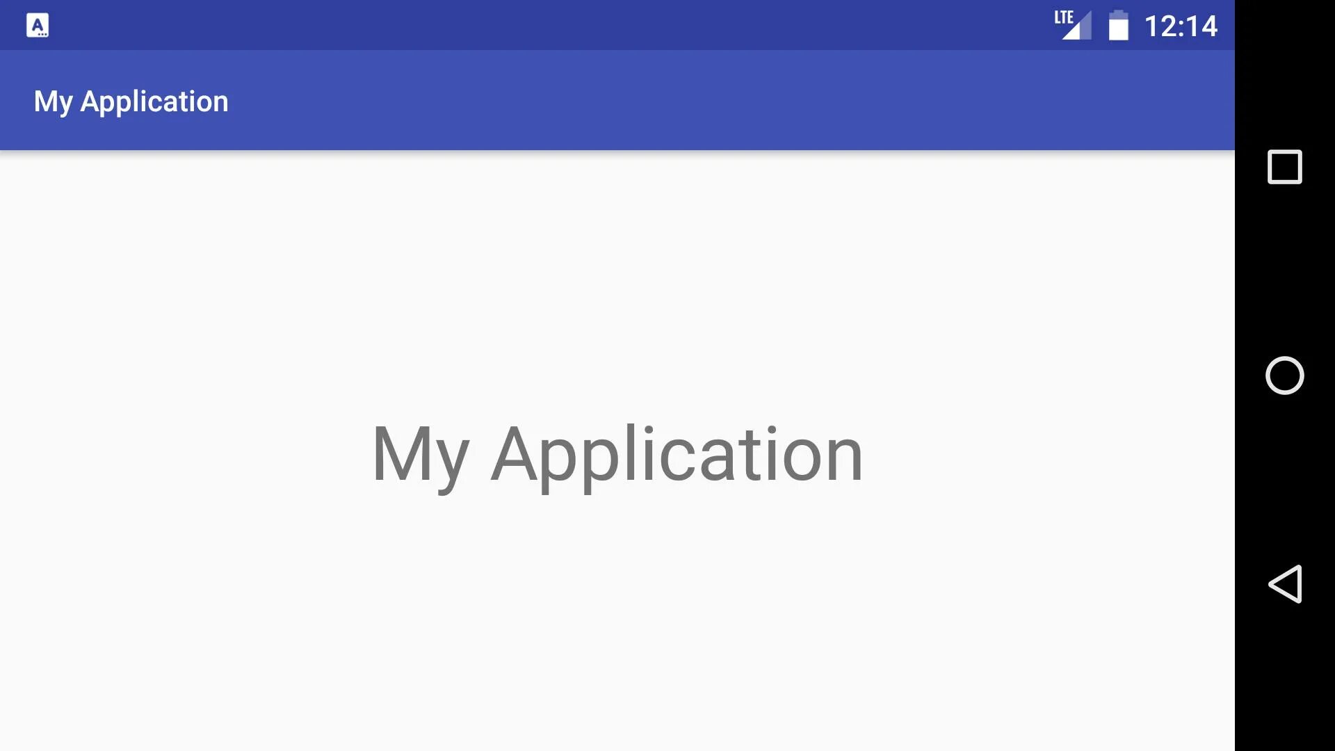 Application mode. My application.