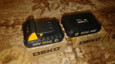 Аккумулятор deko 5.0 а ч