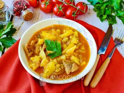Азу по татарский с картошкой