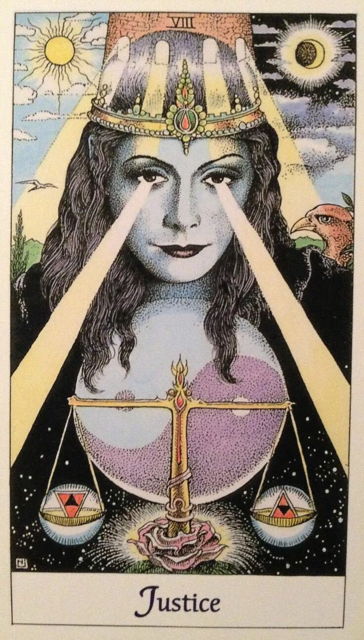 Justice 8. Таро космическое (Cosmic Tarot. Аркан Таро Justice. Аркан правосудие Таро. 8 Аркан Таро.