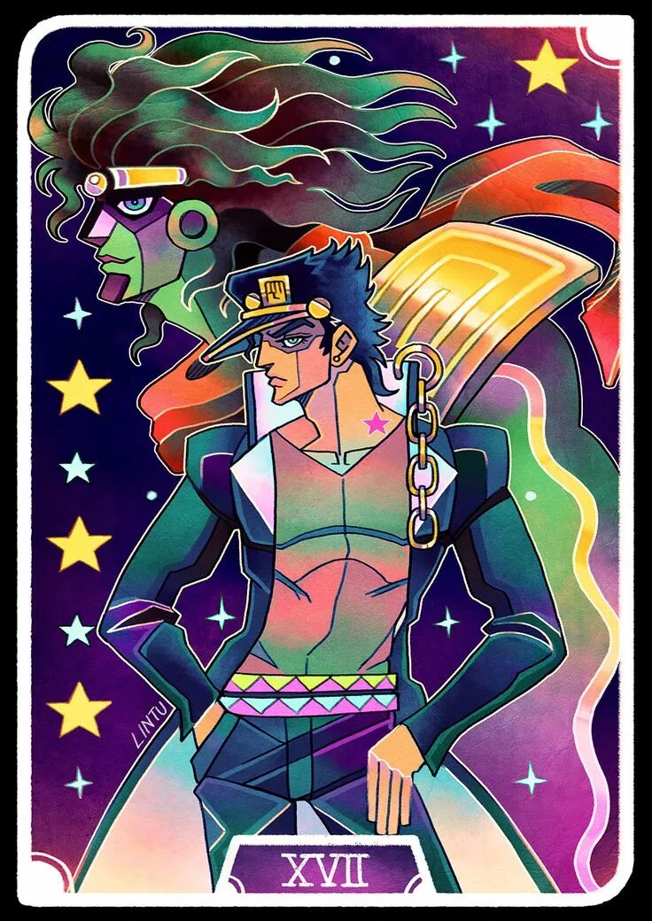 Джоджо 17. Таро джоджо. карта таро the star jojo. карта таро стар платинум джоджо. звезда таро джо джо.