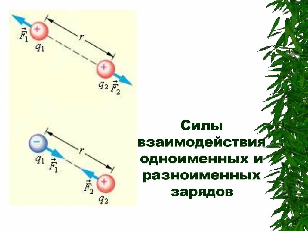 Силы взаимодействия одноименных и разноименных зарядов. Сила взаимодействия зарядов. Сила взаимодействия двух разноименных зарядов. Как взаимодействуют одноименные заряды. Направления сил взаимодействия зарядов