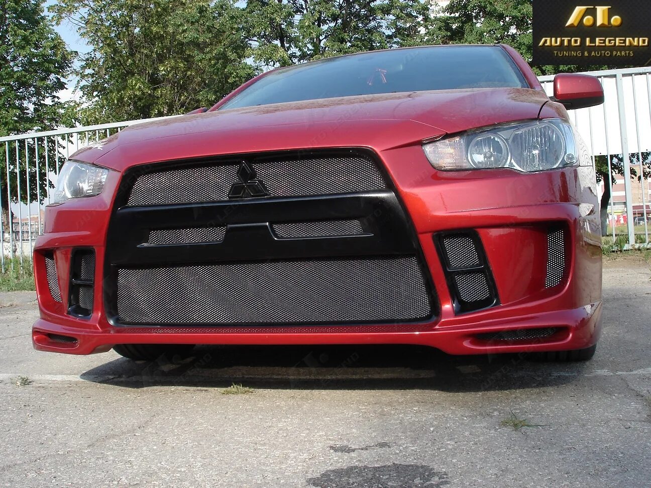 Ремонт переднего бампера. - Mitsubishi Lancer X, 2 л, 2008 года своими руками DR
