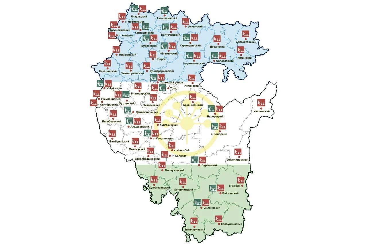 Скачай карту башкирии