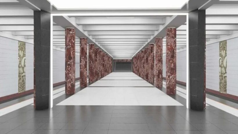 File:Kakhovskaya station hall  Wikimedia Commons