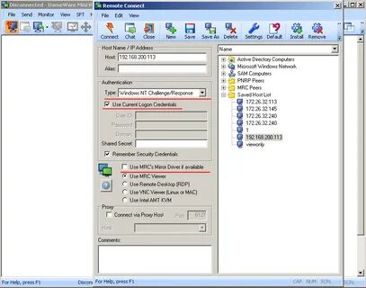 Remote name