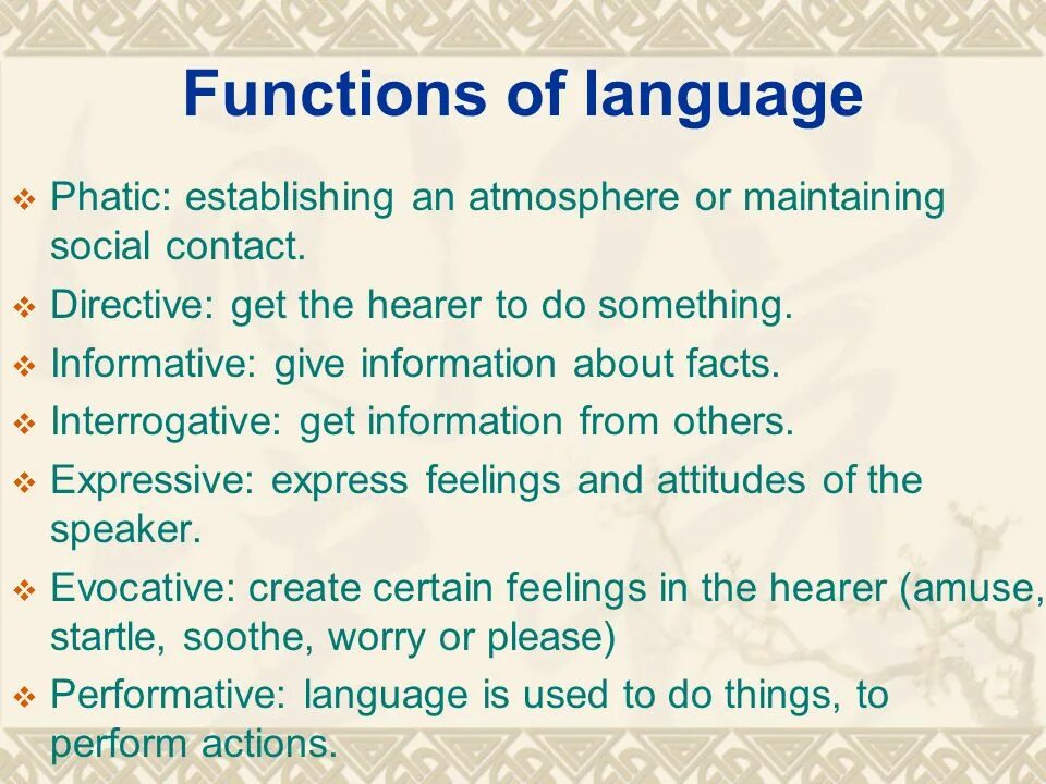 Done function. Functions of language. what are the functions of language?. functions of language in linguistics. main language functions.