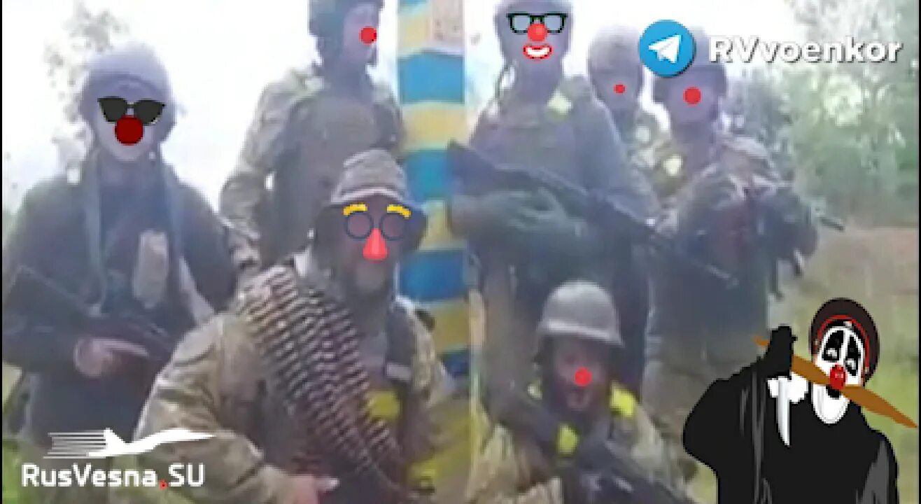 Хохлы с пограничным столбом. Украинская армия позор. Украинские ВСУ бегают с пограничным столбом. Украинцев конец