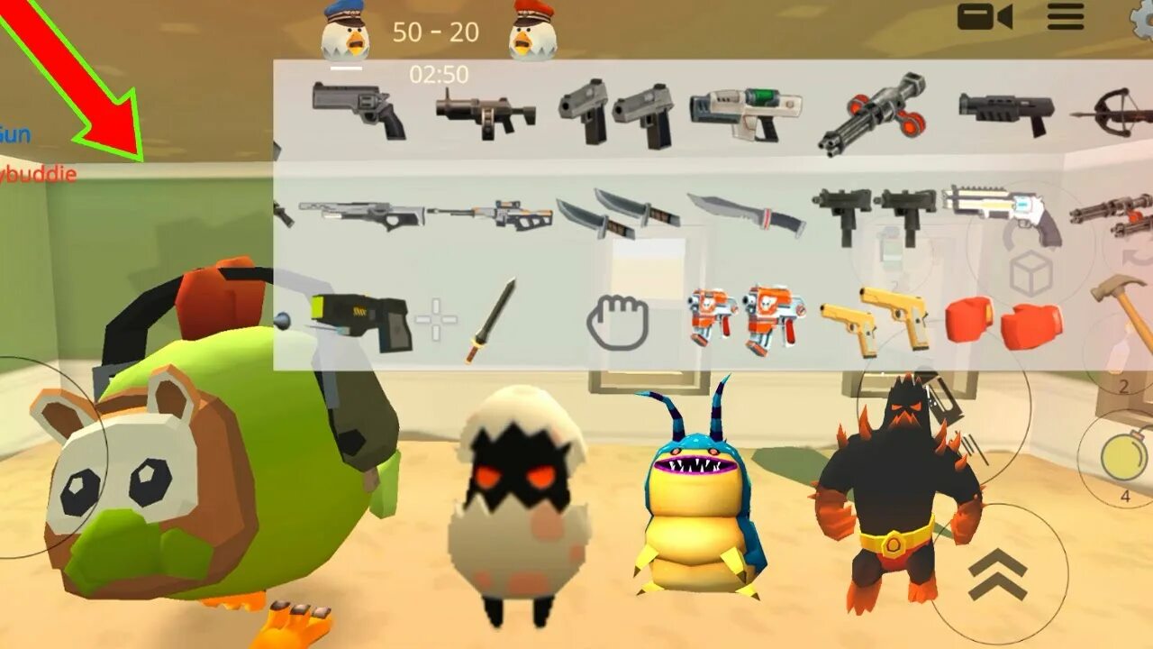 Hacker gun chicken