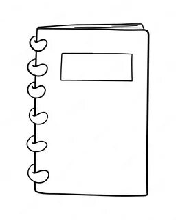 School notebook draw Royalty Free Vector Image